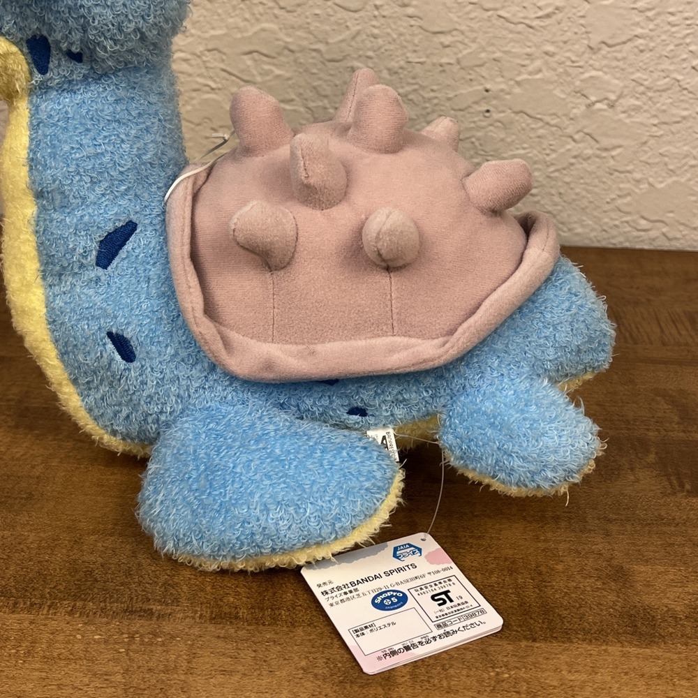 Pokemon Lapras Plush Doll Winking Relax Time BANPRESTO Kawaii Japan Prize - Picture 5 of 14
